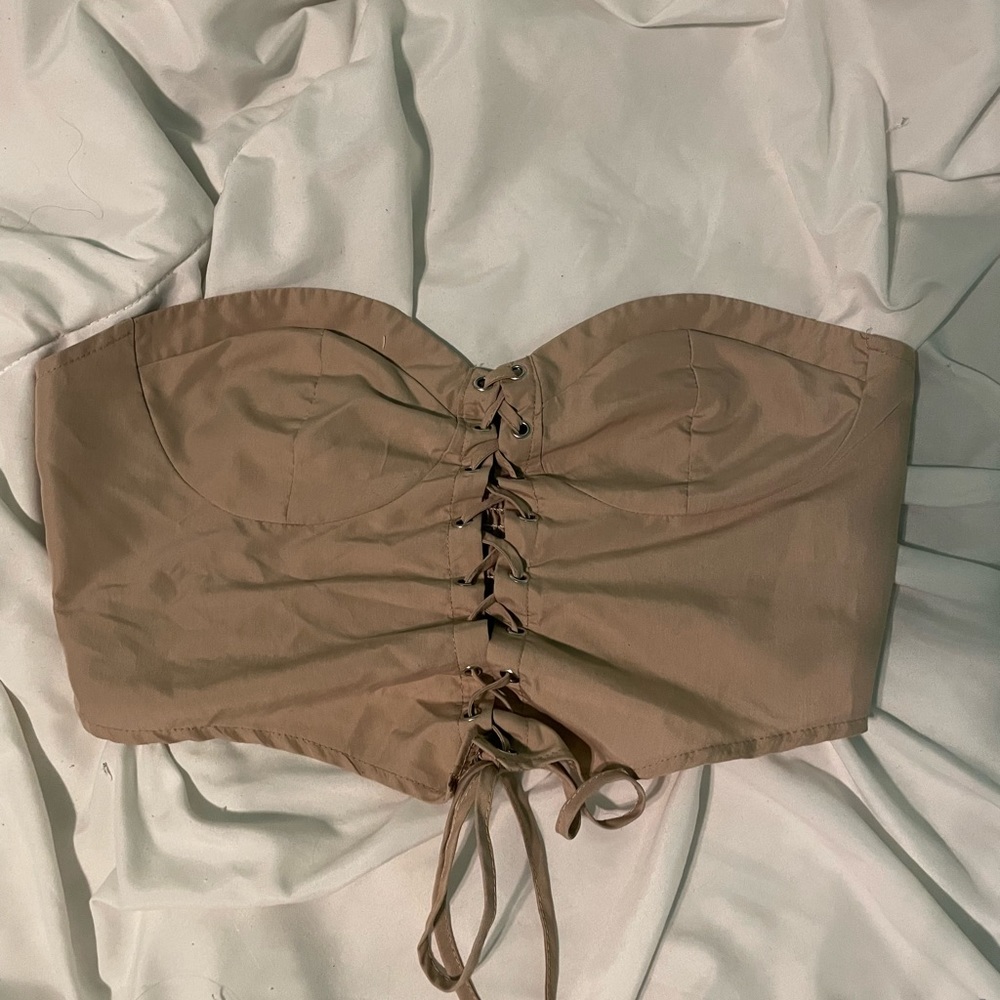 Tie tube top from shein!
